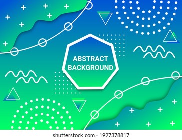 Modern Abstract Background Design With Aqua fresh Color Theme. Great for Backgrounds, templates, banner, thumbnails, wallpapers, web designs, book covers, and other purposes