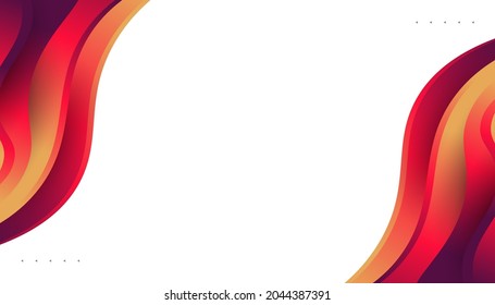 Modern Abstract Background Design with Colorful Liquid Shapes. Fluid Background Design for Landing Page, Theme, Brochure, Banner, Cover, Print, Flyer, Book, Card or Advertising