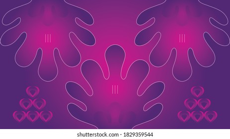 Modern abstract background design. Cool background design with gradient shapes composition.