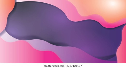 Modernes abstraktes Hintergrunddesign mit fließenden organischen Schichten, subtilen Lichteffekten und harmonischen Farbverlauf-Farben, die eine saubere und professionelle visuelle Atmosphäre schaffen