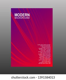 Modern abstract background design with gradient Colors