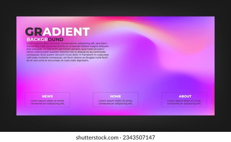 Modern Abstract Background Design with Gradient and Grain Texture. Minimalist Gradient Background with geometric shapes for Website design, landing page, wallpaper, banner, poster, flyer.