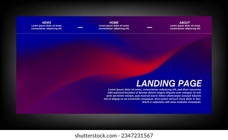 Modern Abstract Background Design with Gradient and Grain Texture. Minimalist Gradient Background with geometric shapes for Website design, landing page, wallpaper, banner, poster, flyer.