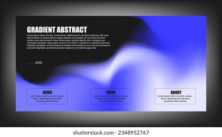 Modern Abstract Background Design with Gradient and Grain Texture. Minimalist Gradient Background with geometric shapes for Website design, landing page, wallpaper, banner, poster, flyer.