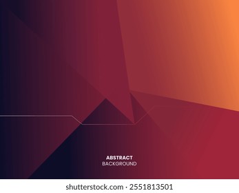 Moderno projeto de fundo abstrato em tons de vermelho e laranja gradiente
