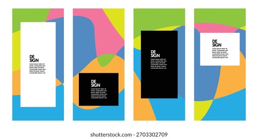 Modern Abstract Background Design Illustration