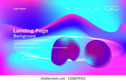 Modern Abstract background design. Landing page template.vector