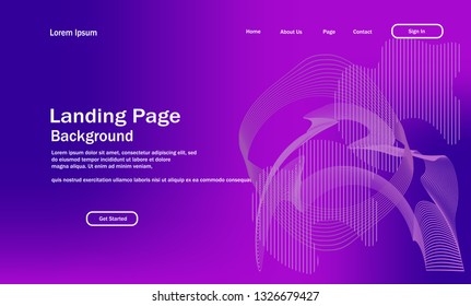 Modern Abstract background design. Landing page template.vector