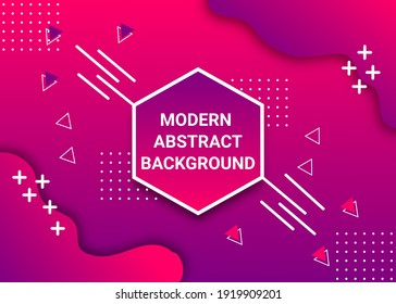 Modern Abstract Background Design With Purple Shades Color Theme. Great for Backgrounds, templates, banner, thumbnails, wallpapers, web designs, book covers, and other purposes