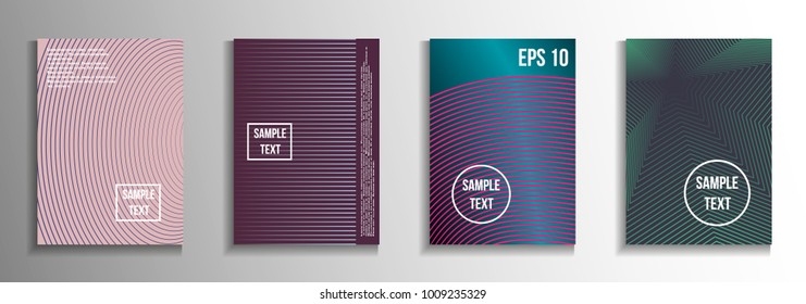 Modern abstract background. Modern design template. A set of modern abstract covers. Creative background colors.  Suitable for decorating business brochures, banners, posters.