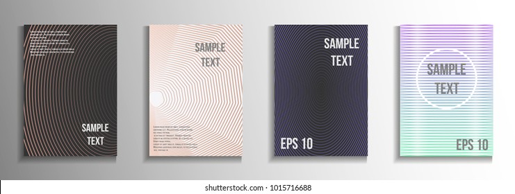 Modern abstract background. Modern design template. A set of modern abstract covers. Creative background colors.  Suitable for decorating business brochures, banners, posters.