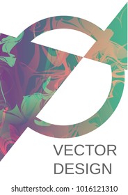 Modern abstract background. Modern design template. The rich design of the VIP. Future futuristic template with abstract current forms for banner design, poster, booklet, report, journal.