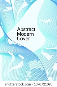 Modern abstract background. Modern design template. Creative background from abstract lines to create a fashionable abstract cover, banner, poster, booklet.