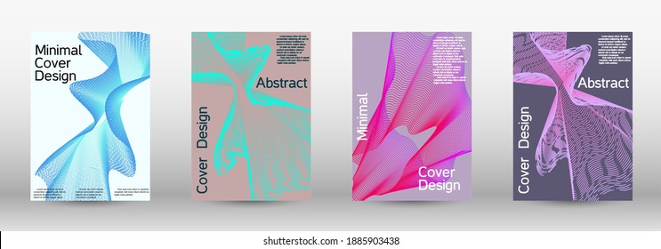 Fondo abstracto moderno. Plantilla de diseño moderna. Un conjunto de cubiertas abstractas modernas. Creativos fondos fluidos de formularios actuales para diseñar una portada abstracta, pancarta, afiche, folleto de moda.