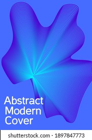 Modern abstract background. Modern design template. Future futuristic template with abstract current forms for banner design, poster, booklet, report, journal. 