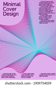 Modern abstract background. Modern design template. Creative background from abstract lines to create a fashionable abstract cover, banner, poster, booklet.