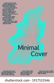 Modern abstract background. Modern design template. Future futuristic template with abstract current forms for banner design, poster, booklet, report, journal. 