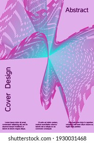 Modern abstract background. Modern design template. Creative background from abstract lines to create a fashionable abstract cover, banner, poster, booklet.