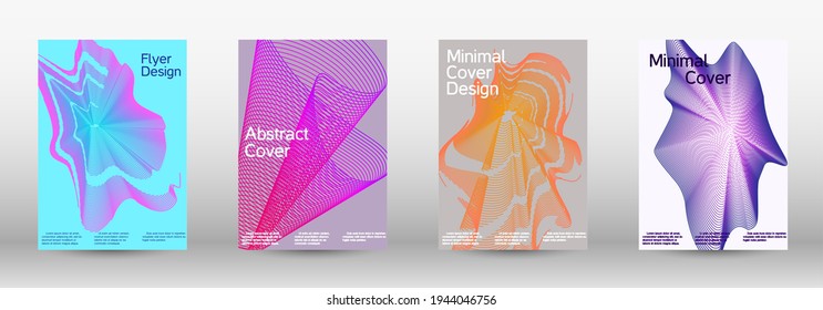 Moderner abstrakter Hintergrund. Moderne Design-Vorlage. Eine Reihe moderner abstrakter Cover. Kreative Hintergründe aus abstrakten Linien, um ein modisches abstraktes Cover, Banner, Poster, Booklet zu erstellen.