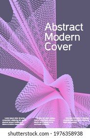 Modern abstract background. Modern design template. Creative background from abstract lines to create a fashionable abstract cover, banner, poster, booklet.