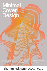 Moderner abstrakter Hintergrund. Moderne Design-Vorlage. Kreativer Hintergrund aus abstrakten Linien, um ein modisches abstraktes Cover, Banner, Poster, Booklet zu erstellen.