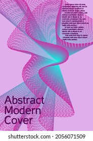 Fondo abstracto moderno. Plantilla de diseño moderna. Fondo creativo a partir de líneas abstractas para crear una portada abstracta, pancarta, afiche, folleto de moda.