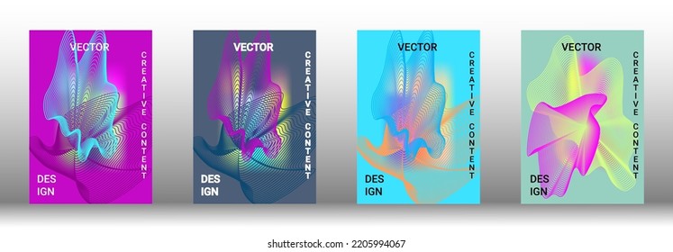 Modern abstract background. Modern design template. The rich design of the VIP. Future futuristic template with abstract current forms for banner design, poster, booklet, report, journal. 