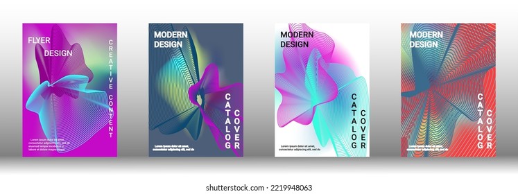Modern abstract background. Modern design template. Creative backgrounds from abstract lines to create a fashionable abstract cover, banner, poster, booklet. Vector illustration. EPS 10. 