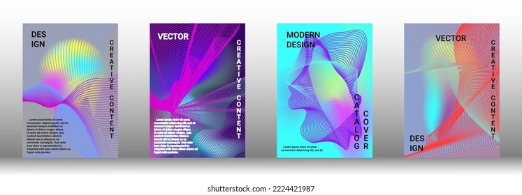 Modern abstract background. Modern design template. The rich design of the VIP. Future futuristic template with abstract current forms for banner design, poster, booklet, report, journal. 