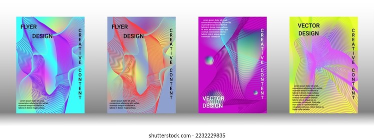 Modern abstract background. Modern design template. The rich design of the VIP. Future futuristic template with abstract current forms for banner design, poster, booklet, report, journal. 