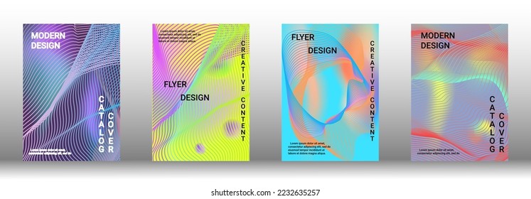 Modern abstract background. Modern design template. Creative backgrounds from abstract lines to create a fashionable abstract cover, banner, poster, booklet. Vector illustration. EPS 10. 