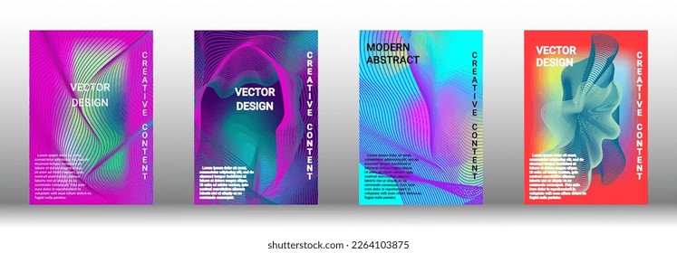 Modern abstract background. Modern design template. The rich design of the VIP. Future futuristic template with abstract current forms for banner design, poster, booklet, report, journal. 