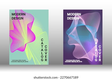 Fondo abstracto moderno. Plantilla de diseño moderna. Fondo creativo de líneas abstractas para crear una portada abstracta, pancarta, afiche, folleto. Ilustración vectorial. EPS 10.