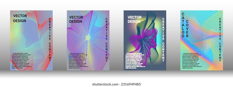 Fondo abstracto moderno. Plantilla de diseño moderna. Fondos creativos de líneas abstractas para crear una portada abstracta, pancarta, afiche, folleto de moda. Ilustración vectorial. EPS 10. 