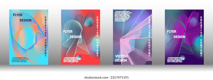 Modern abstract background. Modern design template. The rich design of the VIP. Future futuristic template with abstract current forms for banner design, poster, booklet, report, journal. 
