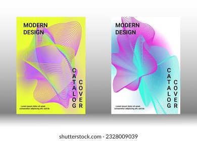 Fondo abstracto moderno. Plantilla de diseño moderna. Fondo creativo de líneas abstractas para crear una portada abstracta, pancarta, afiche, folleto. Ilustración vectorial. EPS 10.