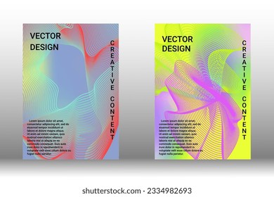 Moderner abstrakter Hintergrund. Moderne Design-Vorlage. Kreativer Hintergrund abstrakter Linien, um ein trendiges abstraktes Cover, Banner, Poster, Booklet zu erstellen. Vektorgrafik. EPS10.
