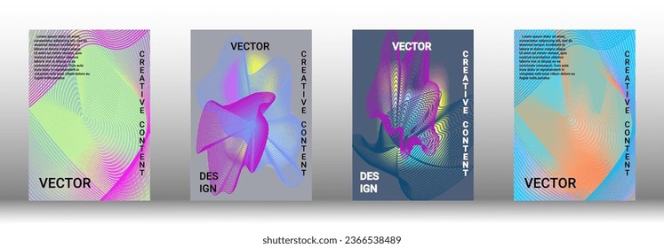 Modern abstract background. Modern design template. The rich design of the VIP. Future futuristic template with abstract current forms for banner design, poster, booklet, report, journal. 