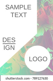 Modern abstract background. Modern design template. The rich design of the VIP. Future futuristic template with abstract current forms for banner design, poster, booklet, report, journal.