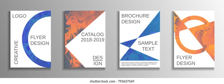 Modern abstract background. Modern design template.  template with abstract current forms for banner design, poster, booklet, report, journal.