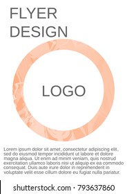 Modern abstract background. Modern design template. template with abstract current forms for banner design, poster, booklet, report, journal.