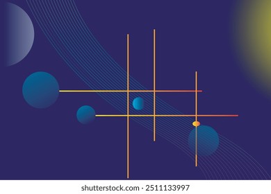 Modern abstract background design and web design template with galaxy effect