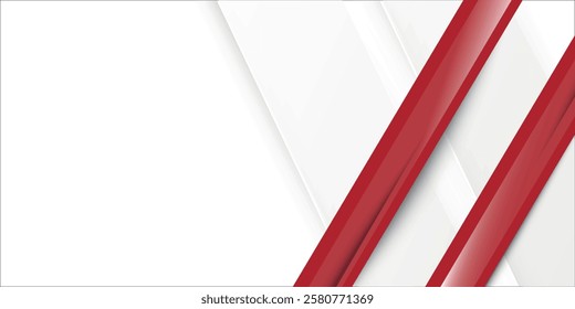 Modern abstract background design white red.eps10