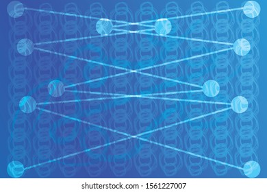 Modern abstract background designs vary random shape shapes with attractive blue color combinations suitable for each design project

