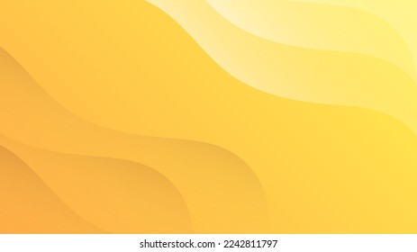 Modern Abstract Background Diagonal Wave Lines Motion and Yellow Orange Gradient Color