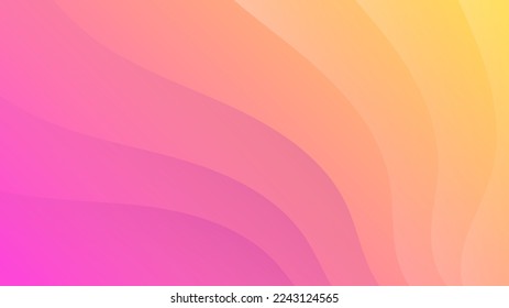 Modern Abstract Background Diagonal Wave Lines Motion and Purple Orange Gradient Color