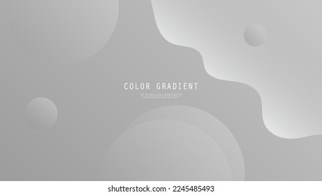 Moderne abstrakte Hintergrundfarbe Diagonale Wave Lines Fluid Liquid Motion und Graufarben