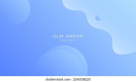 Modern Abstract Background Diagonal Wave Lines Fluid Liquid Motion and Blue Gradient Color