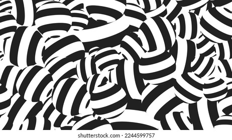 A modern abstract background with dimensional 3D balls and gradient sphere effects, editable vector EPS 10