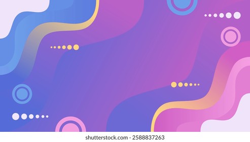 Modern abstract background with dots, circles, curve and dynamic shape. Elegant geometric background. Creative gradient background